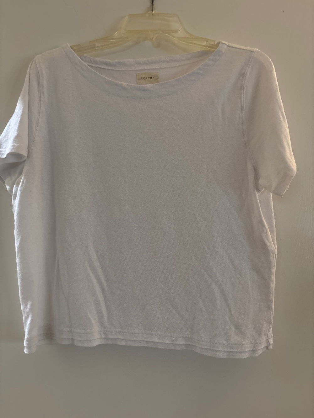 Poetry Women's White Short-Sleeve Crewneck Tee